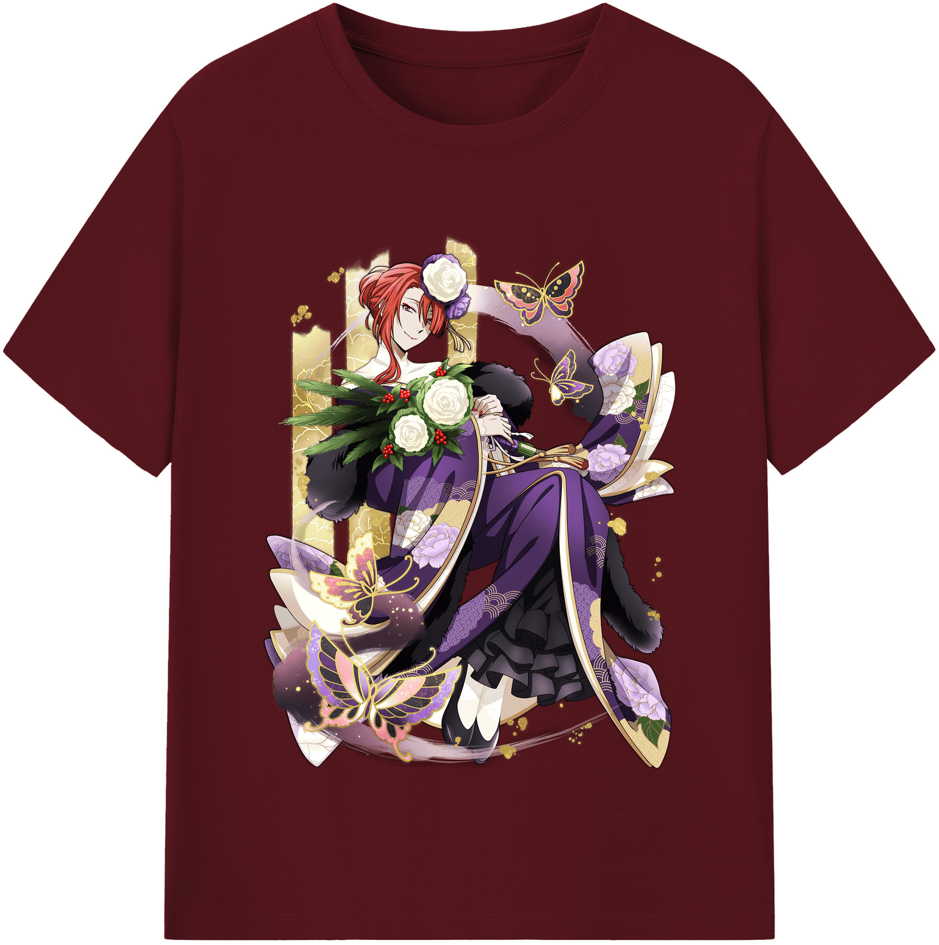 （画像用） 文豪ストレイドッグス Bungo Stray Dogs 綿100％半袖Tシャツ（フロントプリント）